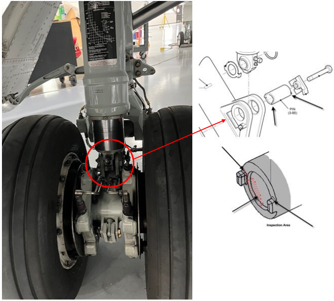 Challenger MLG Shock Strut lower pin inspection.png